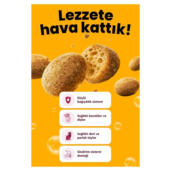 Reflex Crunchy Bubbles Tavuklu 10 kg Kısırlaştırılmış Yetişkin Kedi Maması - Görsel 5