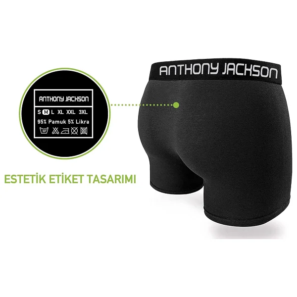 Anthony Jackson Premium Denver 5'li Erkek Boxer - Görsel 4