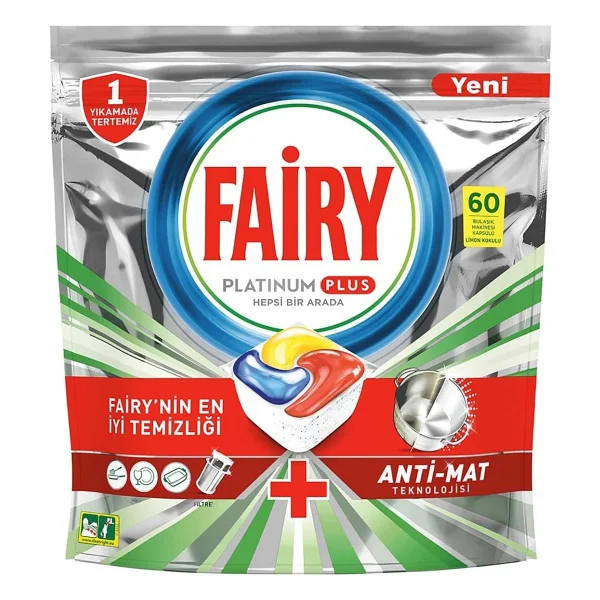 Fairy Platinum Plus Bulaşık Makinesi Tableti 60'lı - Görsel 2