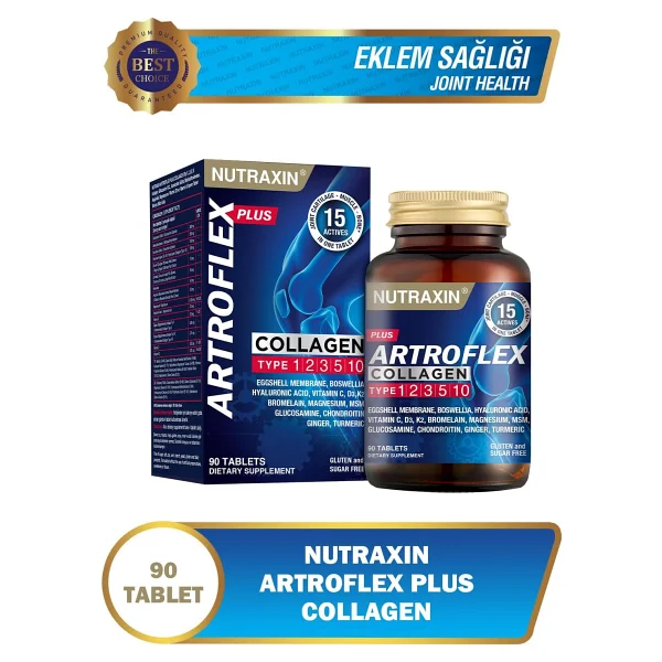 Nutraxin Artroflex Plus Collagen Tip 1-2-3-5-10 90 Tablet - Görsel 3