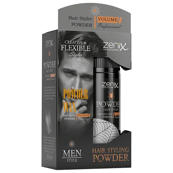 Zenix Hair Powder Inventive Styler 20 g hacimli pudra, matlaştırıcı saç pudrası - Görsel 3