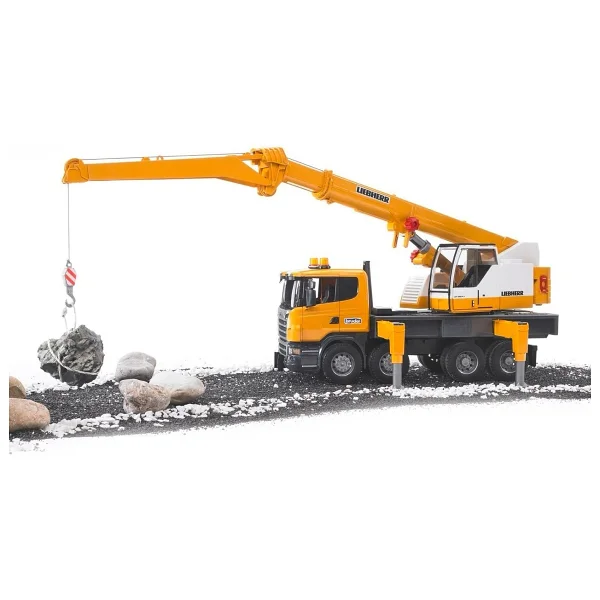 Bruder 03570 Scania R-Serisi Liebherr Vinçli Kamyon - Görsel 3