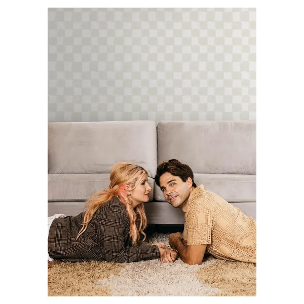 Roommates Bay Kate Tess Suluboya Krem Denetleyicisi Peel And Stick Duvar Kağıdı, Rmk12773plw - Görsel 4