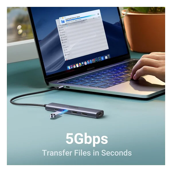 Ugreen USB C Hub, Pd 100w, 4K Hdmı, MacBook Pro/Air, iPad Pro/Air, Surface Pro/Go, Galaxy Tab, Galaxy S23/S22 Vb. İle Uyumlu USB A 3.0. - Görsel 9