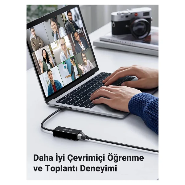 Ugreen USB 3.0 To Rj45 Gigabit Ethernet Dönüştürücü Adaptör Siyah - Görsel 4