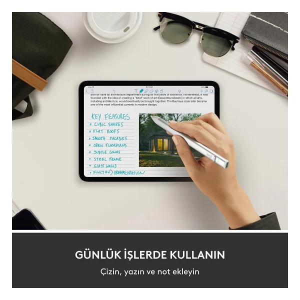 Logitech Crayon USB-C 914-000074 iPad Tablet Kalemi - Görsel 7