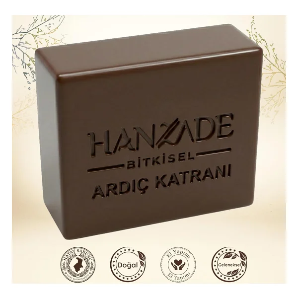 Hanzade Bitkisel Doğal El Yapımı Hatay Ardıç Katranı Sabunu 2 KG - Görsel 5