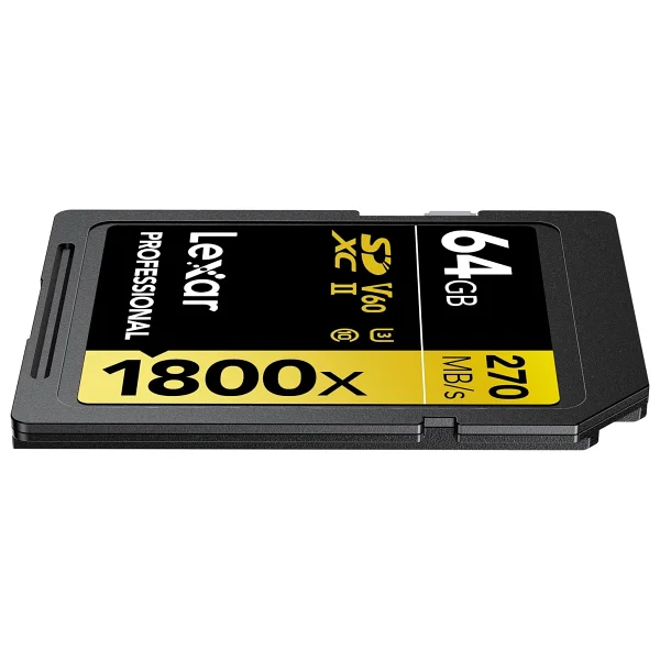 Lexar Gold Series 1800x Lsd1800064g Class 10 Uhs-Iı U3 V60 64 GB Hafıza Kartı - Görsel 7