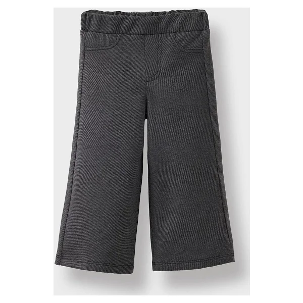 DeFacto Kız Bebek Wide Leg Jean Görünümlü Pantolon - Görsel 4
