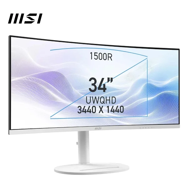 MSI Modern MD342CQPW 34" 1 ms UWQHD Curved 120 Hz Oyuncu Monitörü - Görsel 2
