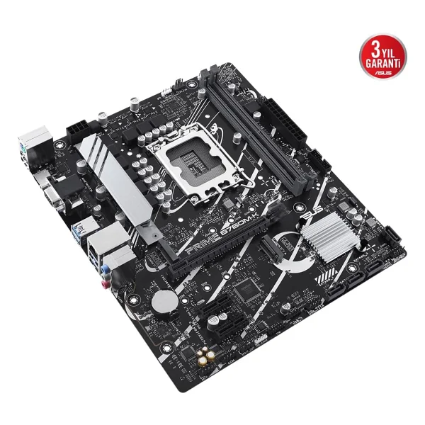 Asus Prime B760m-K Intel Lga1700 DDR5 Micro Atx Anakart - Görsel 4