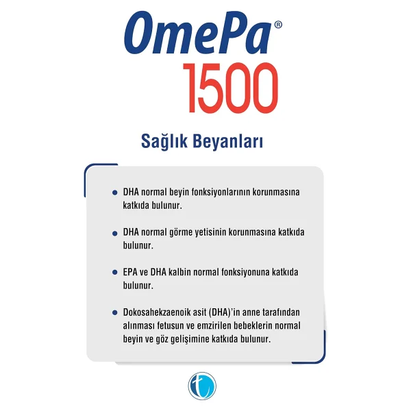 Omepa 1500 Mg Balık Yağı 30 Kapsül - Görsel 6