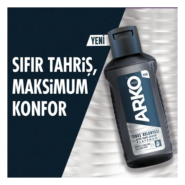 Arko Men Platinum 255 Ml Tıraş Kolonyası - Görsel 3