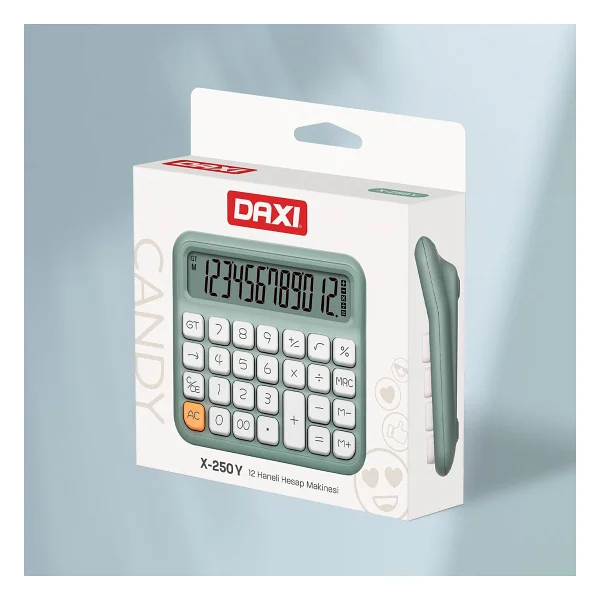 Daxi X-250 12 Haneli Hesap Makinesi - Görsel 9