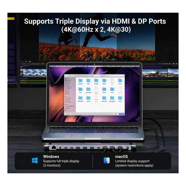 Unitek D1106agy01 Laptop Docking Station - Görsel 5