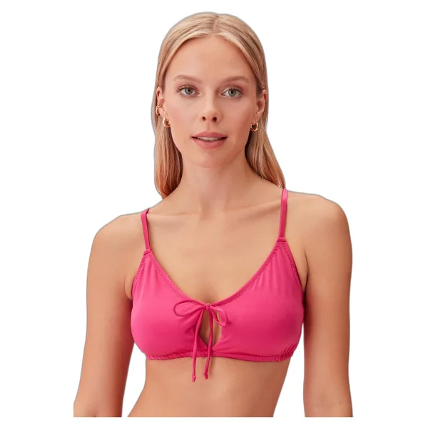 Suwen Bağcıklı Bralet Bikini Üst - Görsel 5