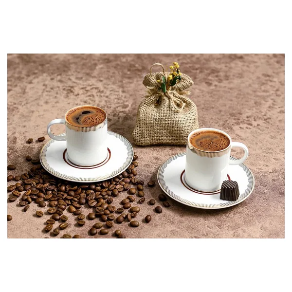 Porland Limoges Rosehip 2 Kişilik Kahve Takımı 85cc - Görsel 5