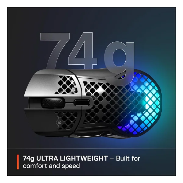 Steelseries Aerox 5 RGB Şarjlı Optik Kablosuz Oyuncu Mouse - Görsel 7