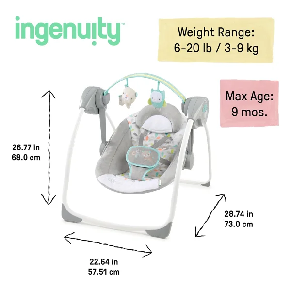 Ingenuity Comfort 2 Go Taşınabilir Salıncak - Görsel 5