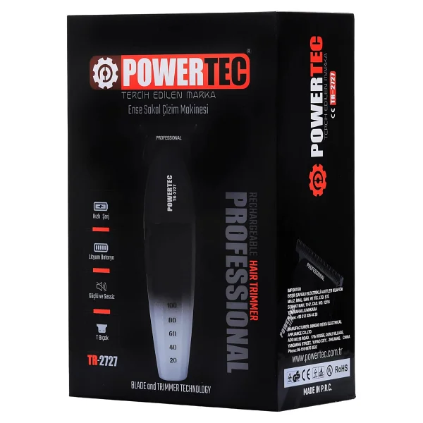 Powertec Tr-2727 Saç Ve Sakal Makinesi - Görsel 6