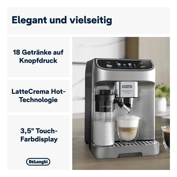 Delonghi Magnifica Plus ECAM322.70.SB Tam Otomatik Espresso Makinesi - Görsel 2