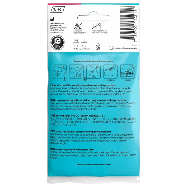 Tepe Original Pembe 0.4 mm 8'li Arayüz Fırçası - Görsel 2