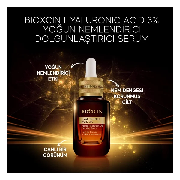 Bioxcin Yoğun Nemlendirici Dolgunlaştırıcı Hlaluronic Acid Serum 30 Ml - Görsel 2