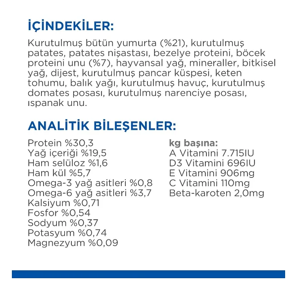 Hill's Hypo-Allergenic Yumurta ve Böcek Proteinli 7 kg Yetişkin Kedi Maması - Görsel 4