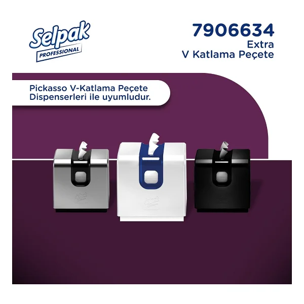 Selpak Prof Pro Ekstra 200x24 V Kat.Peçete - Görsel 3