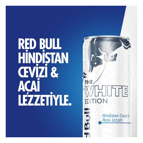 Red Bull White Edition Hindistan Cevizi & Açai Enerji İçeceği 250 Ml - Görsel 3