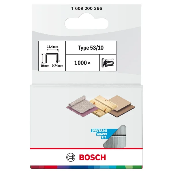 Bosch Professional Accessories Ince Zımba Teli Tip 53, Gri, 1000 Adet - Görsel 2