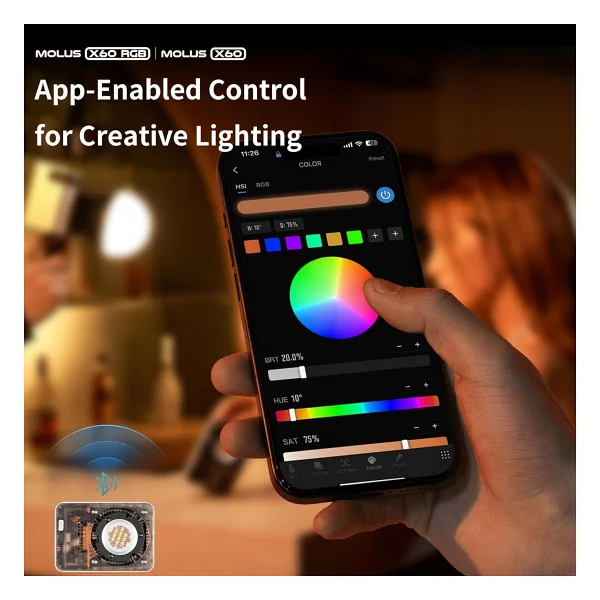 Zhiyun Molus X60 RGB LED Pro Işık Sistemi - Görsel 5