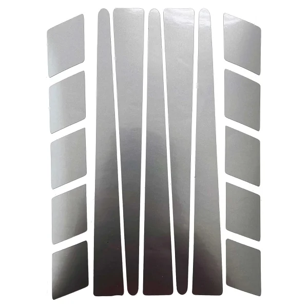 Şerit Tasarımlı Reflektif Motosiklet Kask Sticker Çınar Extreme - Görsel 2