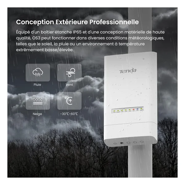 Tenda Os3 867 Mbps Dış Ortam 2'li Access Point - Görsel 4