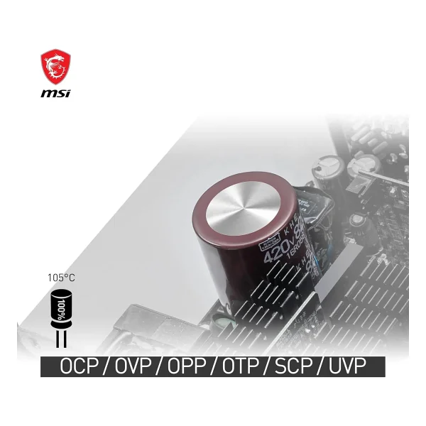 Msı Mpg A1000g Gen5 1000 W Power Supply - Görsel 5