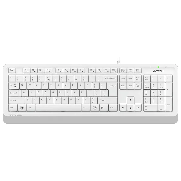A4 Tech Fstyler Fk10 Beyaz Q Kablolu Klavye - Görsel 3