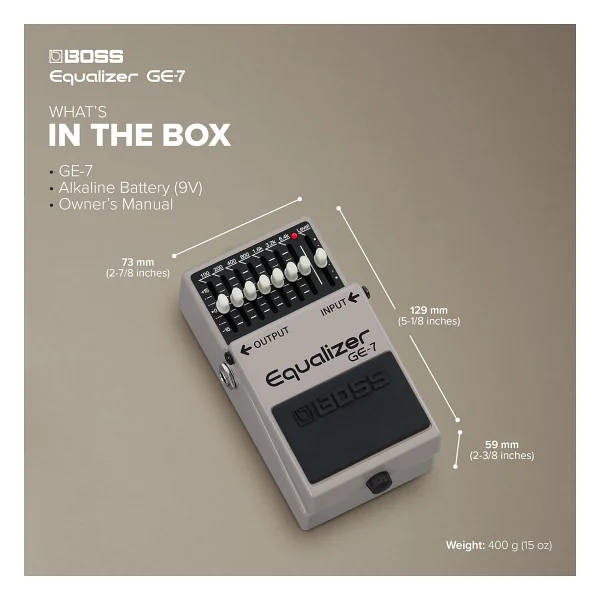 Boss Ge-7 Equalizer Pedal - Görsel 6