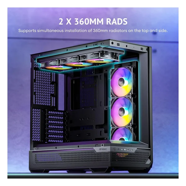 Antec C7 ARGB Fanlı E-ATX Oyuncu Kasası - Görsel 6