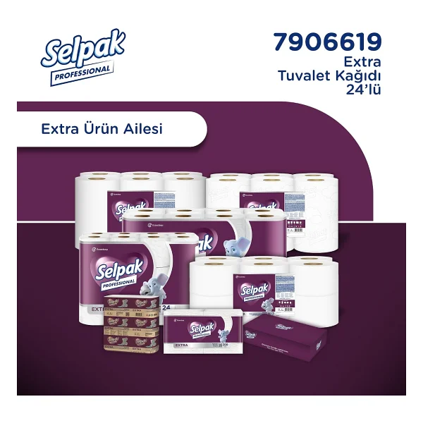 Selpak Professional Extra 24'lü Tuvalet Kağıdı - Görsel 5