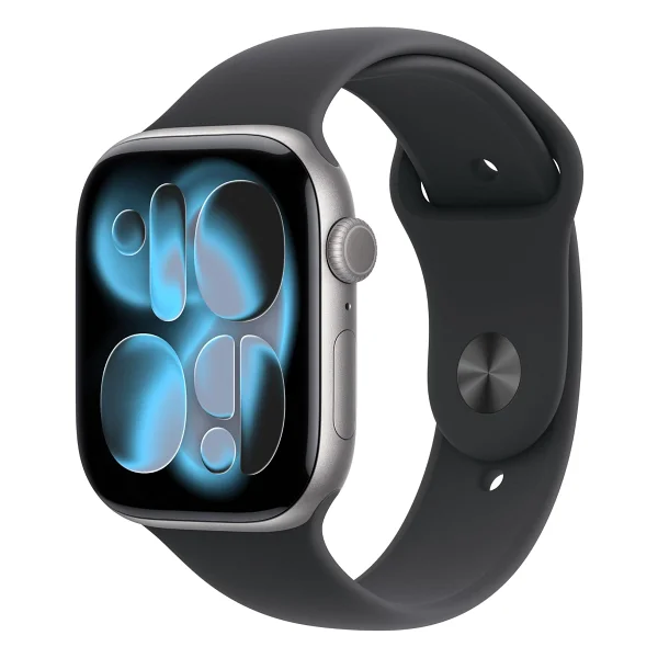 Apple Watch Series 11 GPS 46mm Simsiyah Alüminyum Kasa Ve Siyah Spor Kordon Akıllı Saat - Görsel 9