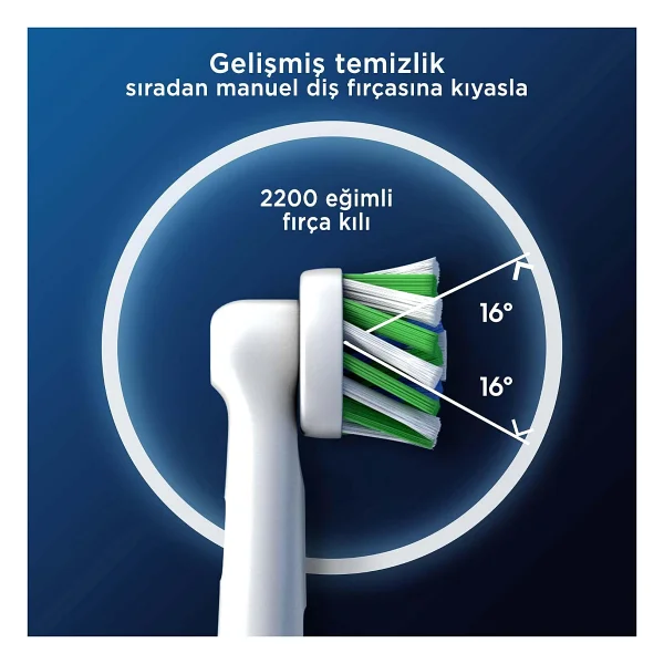 Oral-B Pro Cross Action X-Filament 4'lü Diş Fırçası Başlığı - Görsel 4