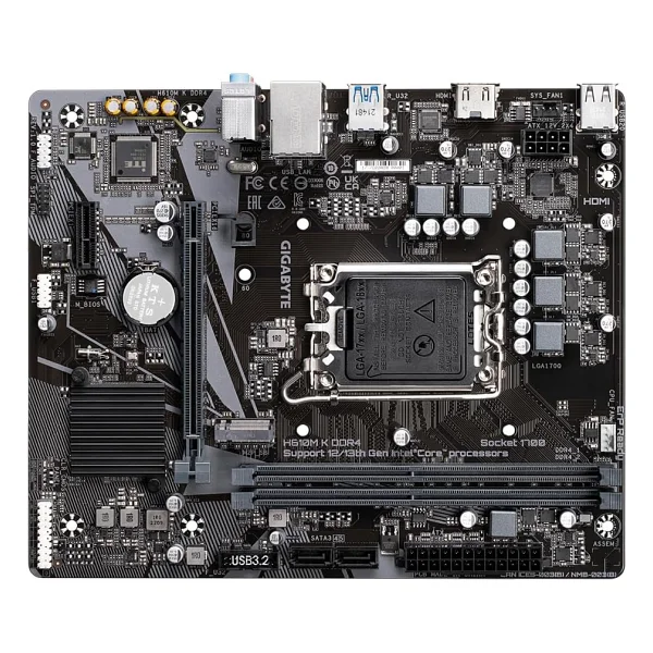 Gigabyte H610M-K 2xDDR4 HDMI 1xM.2 1xGLAN 1700P Anakart - Görsel 5