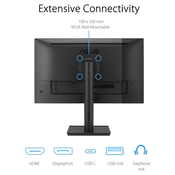 Asus VA27UCPS 27" 5 ms 4K Pivot IPS 60 Hz Monitör - Görsel 7