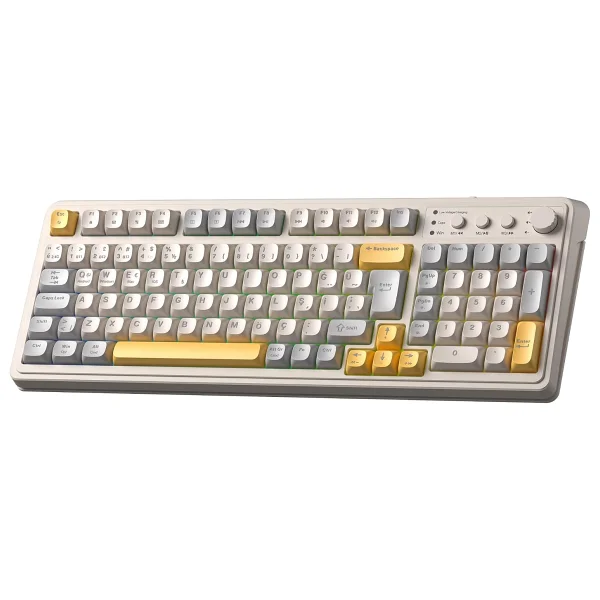Aula S99 Retro RGB %96 Kablolu/Kablosuz Oyuncu Klavyesi - Görsel 7