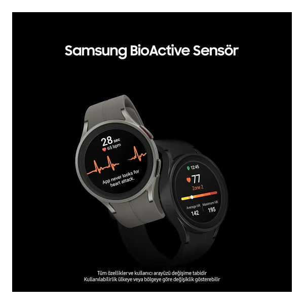 Samsung Galaxy Watch 5 Pro Siyah Akıllı Saat - Görsel 4