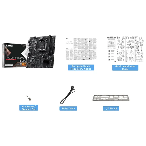 Msı Pro B850m-E Evo AMD Am5 DDR5 Micro Atx Anakart - Görsel 8