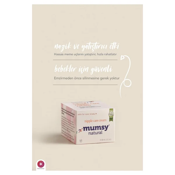 Mumsy Natural Göğüs Ucu Bakım Kremi 30 ml - Görsel 3