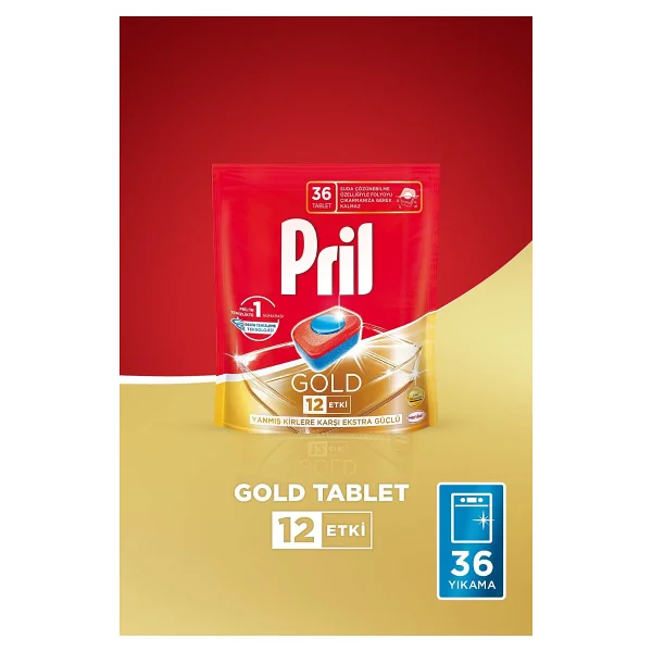 Pril Gold Bulaşık Makinesi Tableti 36'lı - Görsel 2