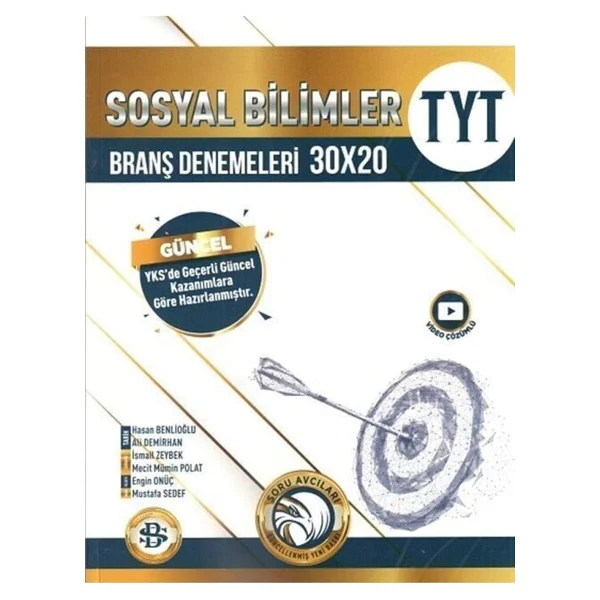 Bilgi Sarmal Yayınları TYT Sosyal Bilimler 30x20 Branş Denemeleri - Görsel 2