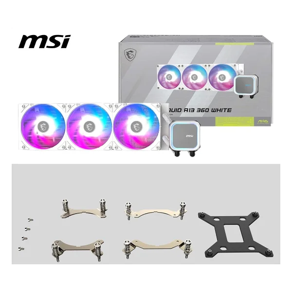 Msı Mag Coreliquid A13 360 Mm Beyaz İşlemci Sıvı Soğutucu - Görsel 7
